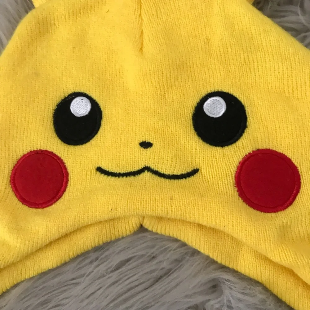 POKÉMON Pikachu Laplander Knit Yellow Hat  | OS